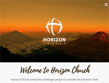 Tablet Screenshot of horizonchurch.org